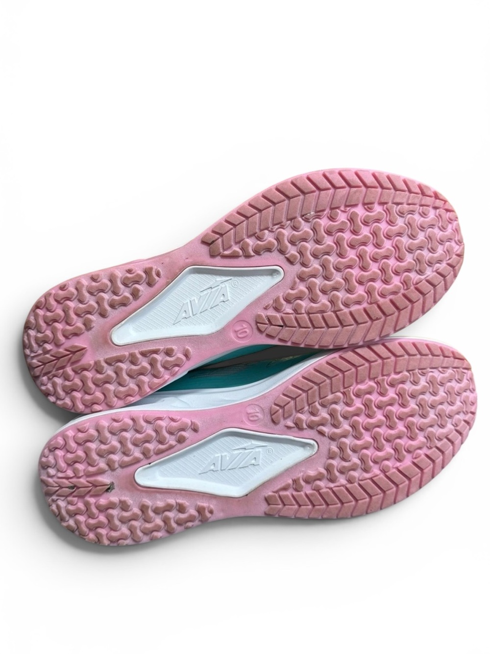 Avia Womens Running Walking Shoes Teal Pink Athletic Sneakers Size 10 - Picture 4 of 6